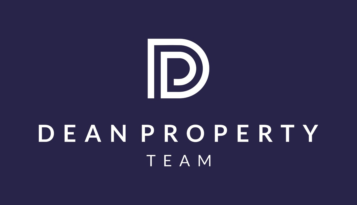 Dean property logo cmyk reverse